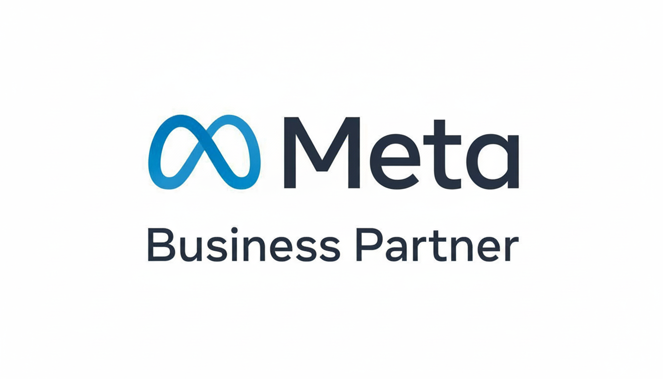 Meta Business Partner certification badge - Care Clients is officially recognised by Meta for Facebook and Instagram advertising excellence